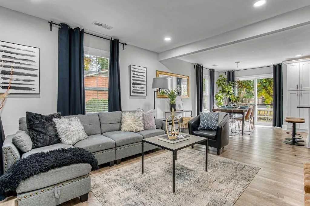 Uptown Oasis, Hot Tub, Swing Chairs, Fire Pit, Gazebo Charlotte